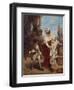 A Game of Croquet, Circa 1875-Jean-Baptiste-Camille Corot-Framed Giclee Print