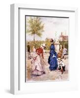 A Game of Croquet-Francesco Miralles Galaup-Framed Giclee Print