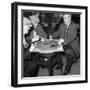 A Game of Dominoes in a Miners Welfare Club, Horden, County Durham, 1963-Michael Walters-Framed Photographic Print