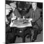 A Game of Dominoes in a Miners Welfare Club, Horden, County Durham, 1963-Michael Walters-Mounted Photographic Print