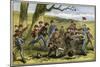 A Game of Football, 19th Century-null-Mounted Giclee Print