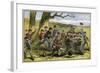 A Game of Football, 19th Century-null-Framed Giclee Print