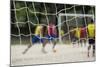 A Game of Football in Flamengo Park.-Jon Hicks-Mounted Photographic Print