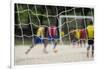 A Game of Football in Flamengo Park.-Jon Hicks-Framed Photographic Print