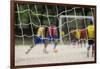 A Game of Football in Flamengo Park.-Jon Hicks-Framed Photographic Print