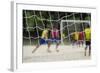 A Game of Football in Flamengo Park.-Jon Hicks-Framed Photographic Print