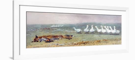 A Game of Fox and Geese, 1868-Briton Rivière-Framed Giclee Print