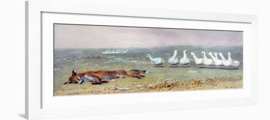 A Game of Fox and Geese, 1868-Briton Rivière-Framed Giclee Print