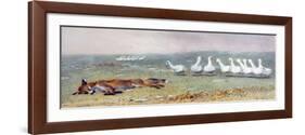 A Game of Fox and Geese, 1868-Briton Rivière-Framed Giclee Print