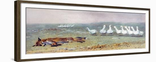 A Game of Fox and Geese, 1868-Briton Rivière-Framed Premium Giclee Print