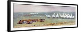 A Game of Fox and Geese, 1868-Briton Rivière-Framed Premium Giclee Print