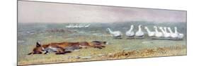 A Game of Fox and Geese, 1868-Briton Rivière-Mounted Premium Giclee Print