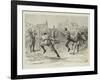 A Game of Hockey-null-Framed Giclee Print