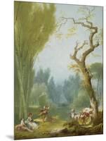 A Game of Horse and Rider, c.1775-80-Jean-Honore Fragonard-Mounted Giclee Print