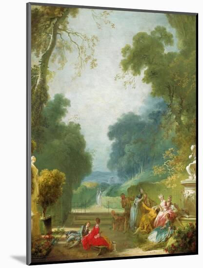 A Game of Hot Cockles, c.1775-80-Jean-Honore Fragonard-Mounted Giclee Print