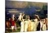 A Game of Polo, 1910-George Wesley Bellows-Mounted Giclee Print