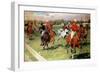 A Game of Polo, 1911-Ludwig Koch-Framed Giclee Print