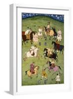 A Game of Polo, from the Large Clive Album-null-Framed Giclee Print