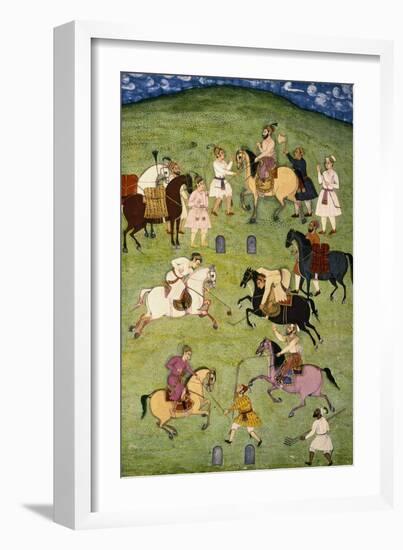 A Game of Polo, from the Large Clive Album-null-Framed Giclee Print