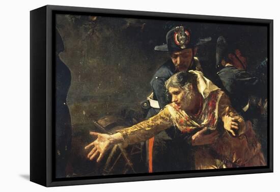 A Game of Trumps, 1886-Michele Cammarano-Framed Stretched Canvas