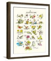 A Garden ABC-Claire Fletcher-Framed Giclee Print