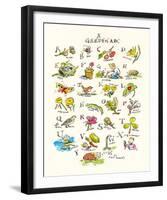 A Garden ABC-Claire Fletcher-Framed Giclee Print