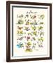 A Garden ABC-Claire Fletcher-Framed Giclee Print