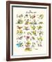 A Garden ABC-Claire Fletcher-Framed Giclee Print