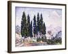 A Garden at Saint-Paul, 1923-Paul Signac-Framed Giclee Print