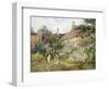 A Garden at Warwick-George Hodgson-Framed Premium Giclee Print