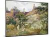 A Garden at Warwick-George Hodgson-Mounted Premium Giclee Print