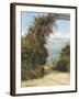 A Garden by the Sea-Frank Topham-Framed Giclee Print