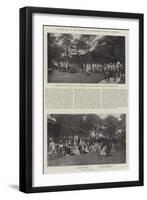 A Garden Fete in the Grounds of Otterspool House, Liverpool-null-Framed Premium Giclee Print