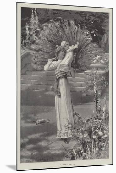 A Garden Idyll-Herbert Gandy-Mounted Giclee Print