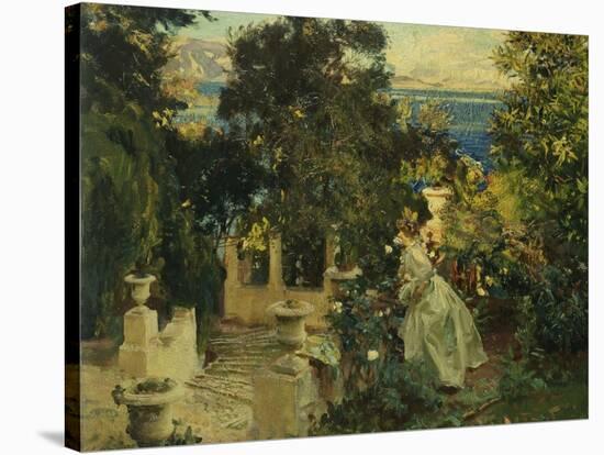 A Garden in Corfu, 1909-John Singer Sargent-Stretched Canvas
