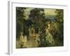 A Garden in Corfu, 1909-John Singer Sargent-Framed Giclee Print