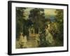 A Garden in Corfu, 1909-John Singer Sargent-Framed Giclee Print