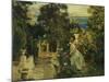 A Garden in Corfu, 1909-John Singer Sargent-Mounted Giclee Print