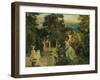 A Garden in Corfu, 1909-John Singer Sargent-Framed Giclee Print