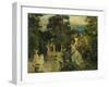 A Garden in Corfu, 1909-John Singer Sargent-Framed Giclee Print