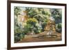 A Garden in Seville-Manuel Garcia Y Rodriguez-Framed Giclee Print