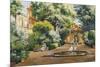 A Garden in Seville-Manuel Garcia Y Rodriguez-Mounted Giclee Print