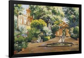 A Garden in Seville-Manuel Garcia Y Rodriguez-Framed Giclee Print