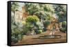 A Garden in Seville-Manuel Garcia Y Rodriguez-Framed Stretched Canvas