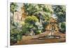 A Garden in Seville-Manuel Garcia Y Rodriguez-Framed Giclee Print