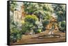 A Garden in Seville-Manuel Garcia Y Rodriguez-Framed Stretched Canvas