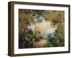 A Garden in Sorrento-Pierre-Auguste Renoir-Framed Giclee Print