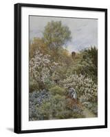 A Garden in Spring-Helen Allingham-Framed Giclee Print