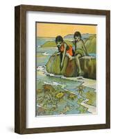 'A Garden in the Sea', 1912-Charles Robinson-Framed Giclee Print