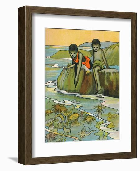 'A Garden in the Sea', 1912-Charles Robinson-Framed Giclee Print